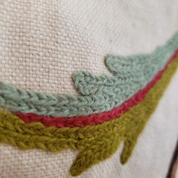 Vintage cream skirt with embroidery womens waist 25 - Picture 2 of 7